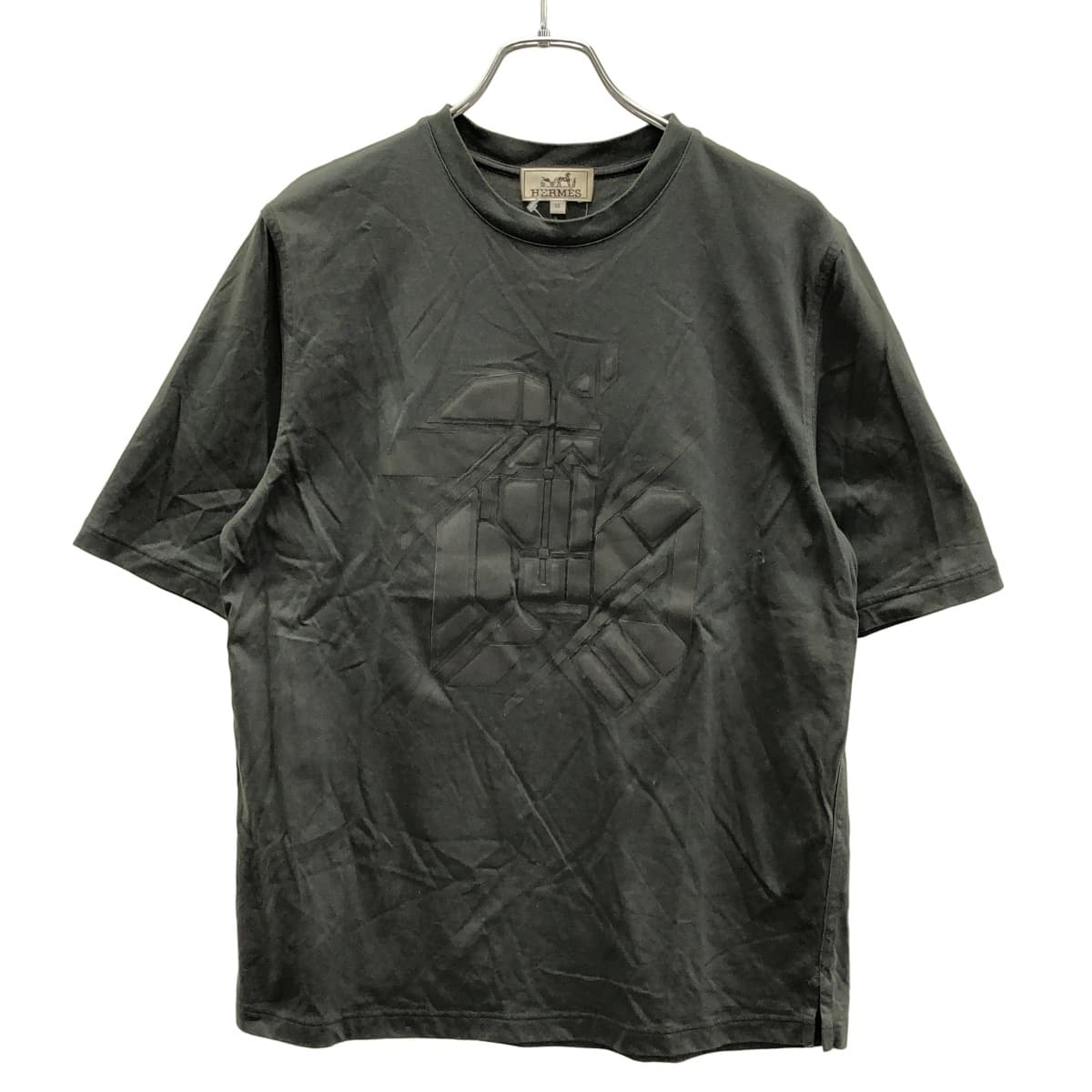 HERMES HERMES エルメス 23SS シンメトリーホース3DTシャツ XS グリーン系