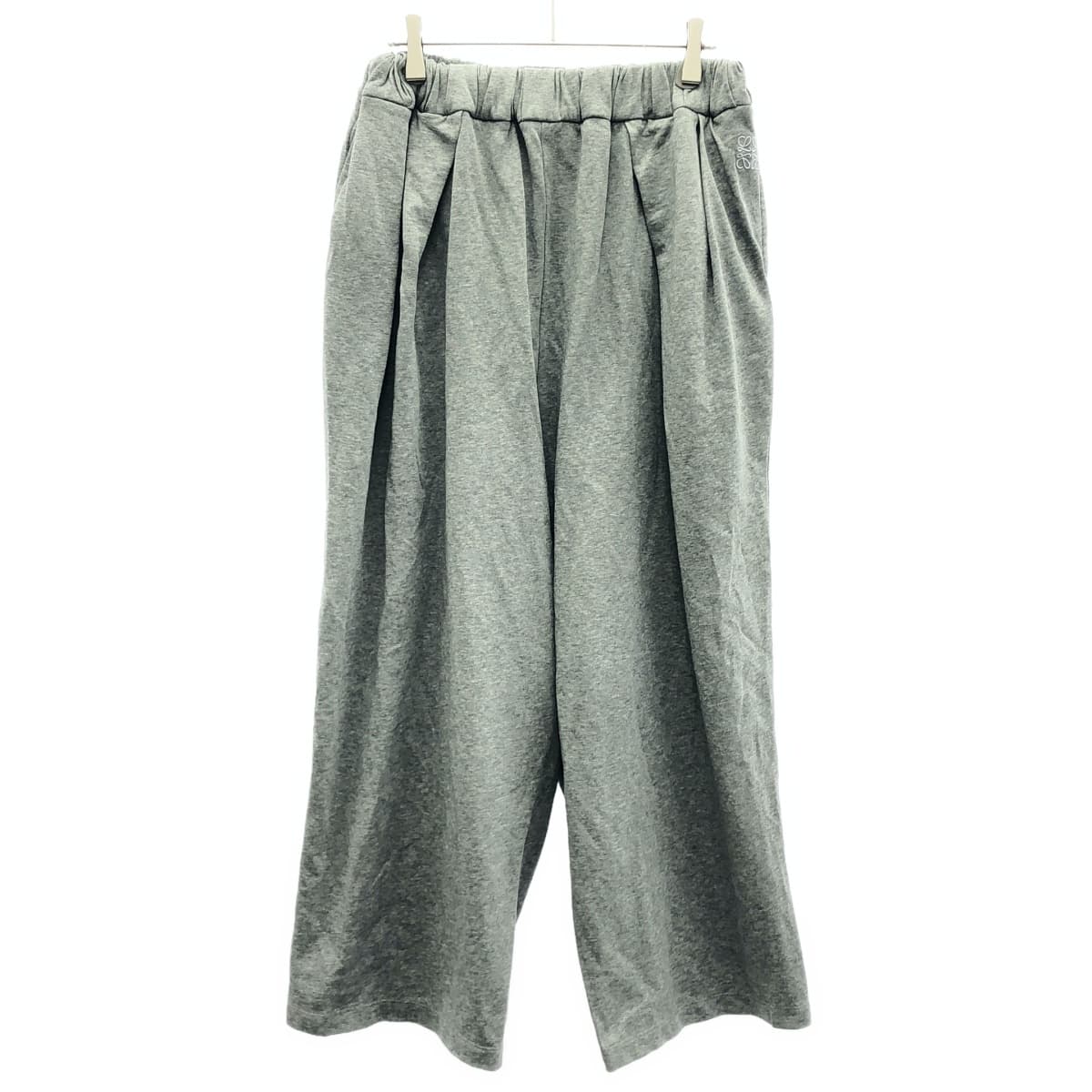 LOEWE LOEWE Paula's Ibiza ロエベ パウラズ・イビザ タックワイドスウェットパンツ S616Y1JX02 M グレー