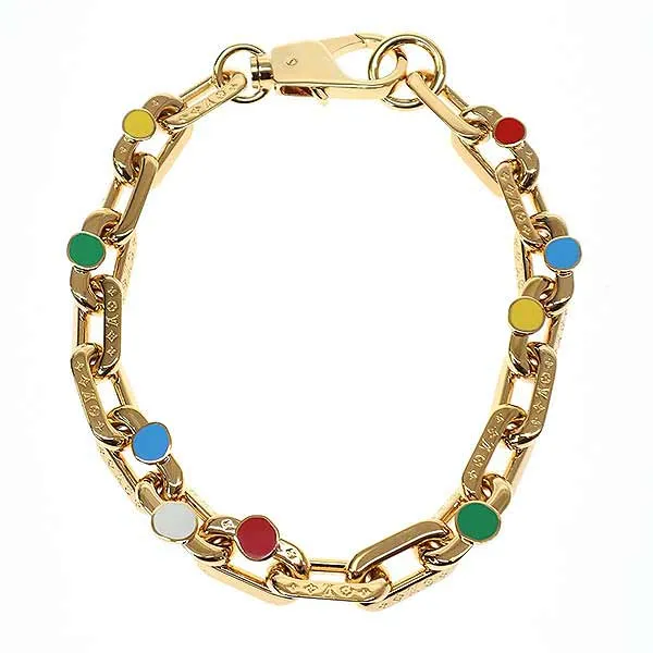 ルイヴィトン-草間彌生-LV-Edge-Painted-Dots-Necklace