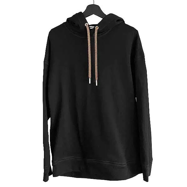 Long-Sleeved Drawstring Hoodie