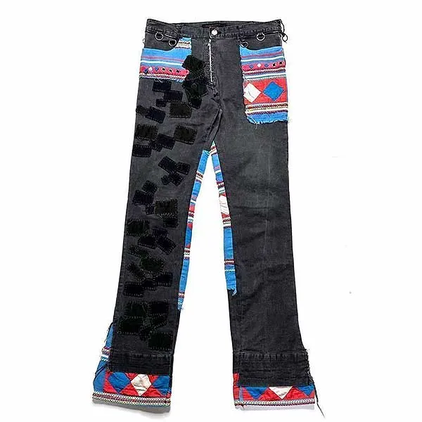2003SS 瘡蓋パッチワーククラストパンツ