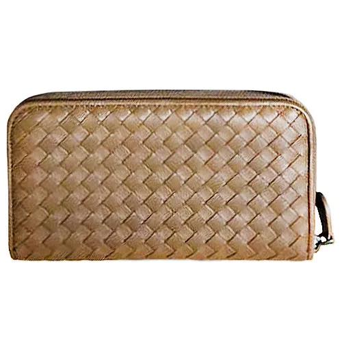 BOTTEGA VENETA ボッテガヴェネタ イントレチャートラウンドジップロングウォレット 114076 V001N 1000