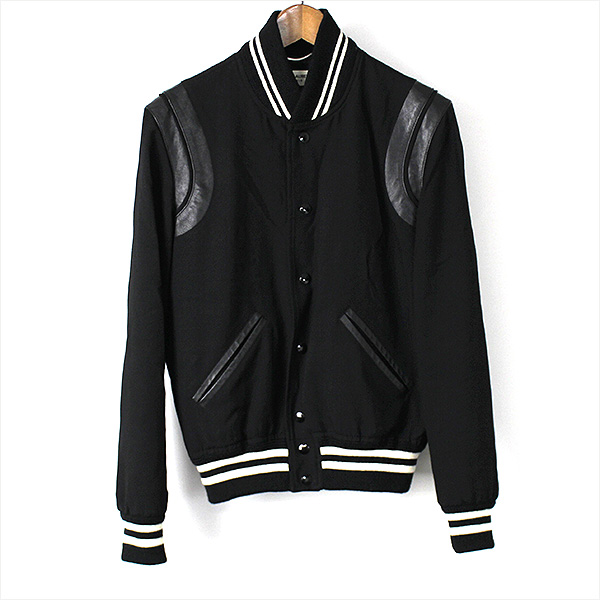本日SAINT LAURENT PARIS 15SS レザー切替ウールギャバジンテディジャケットをお買い取りさせて頂きました！！