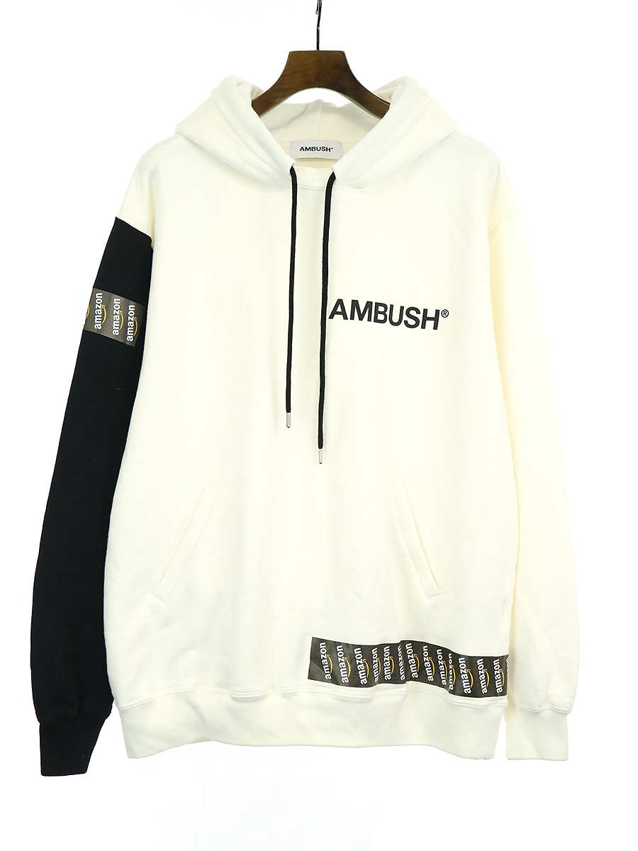 【新品】AMBUSH x  プルオーバー　パーカー　ホワイト　3
