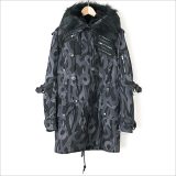 NUMBER NINE 04AW ハートトライバルフーデッドボンテージコート