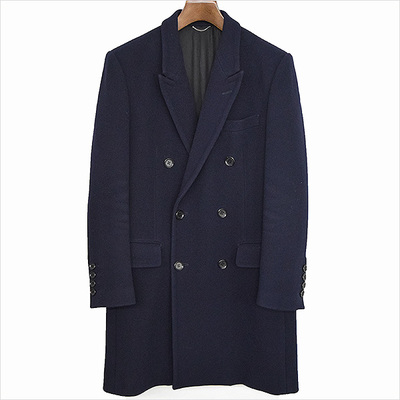 JOHN LAWRENCE SULLIVAN 14AW SUPER KERSEY DOUBLE CHESTERFIELD COAT