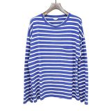 UNUSED 17SS Long-Sleeve Border Pocket T-shirt