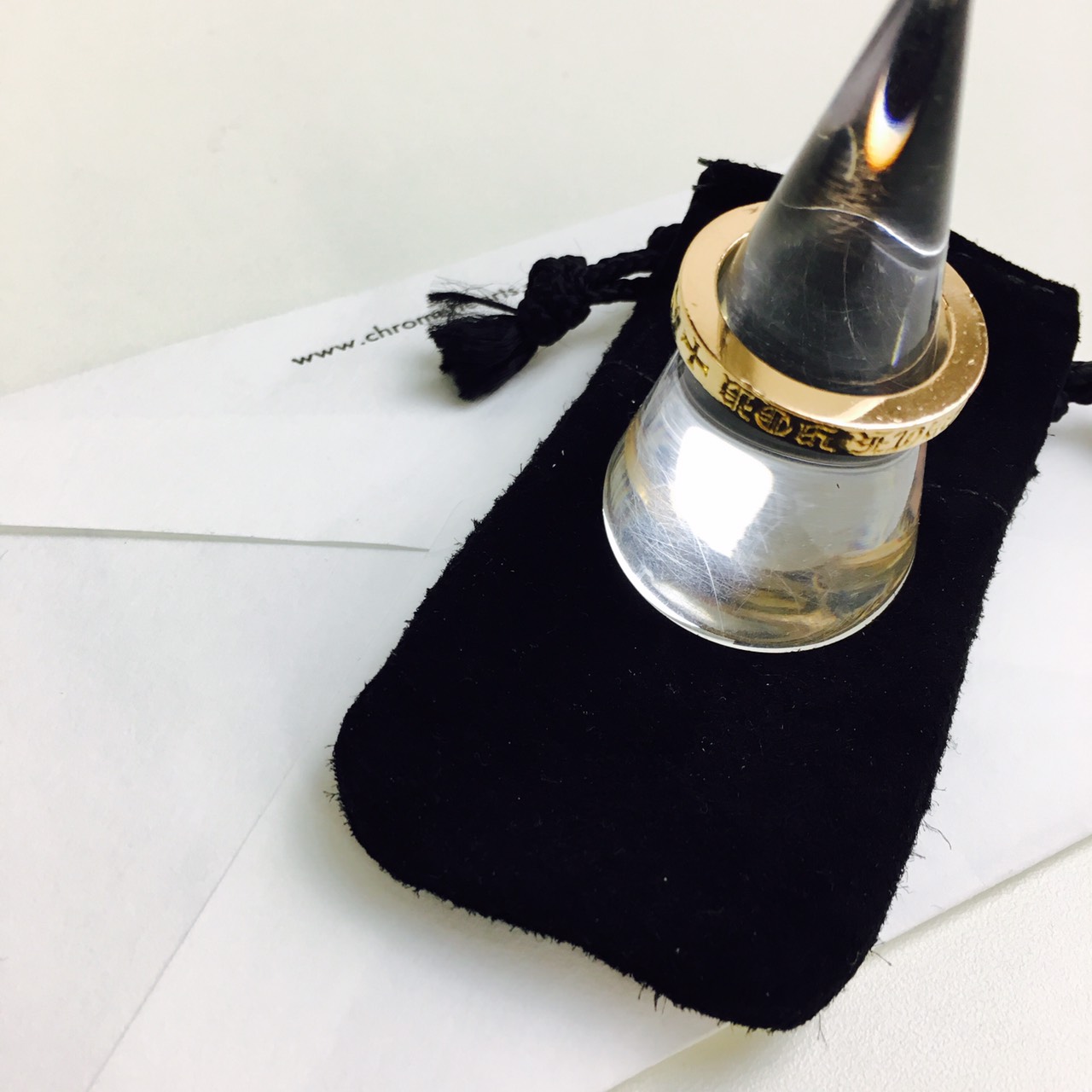CHROME HEARTS 22k 3mm スペーサーリング