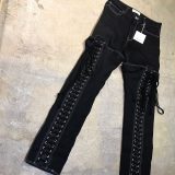 AMBUSH 17AW LACE UP JEANS レースアップデニムパンツ