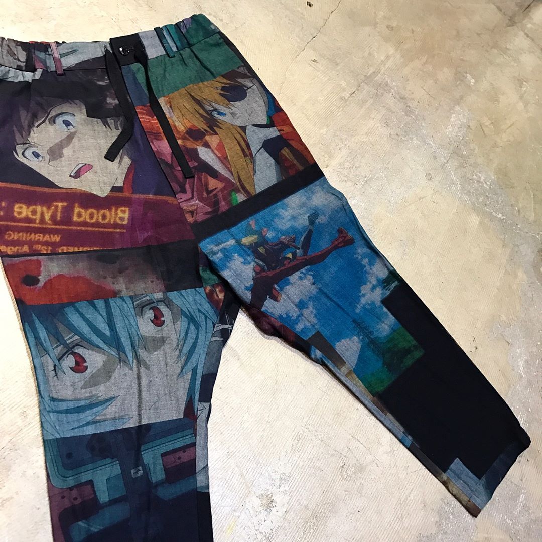 GroundY ×エヴァンゲリオン 15SS 転写プリントコットンイージーサルエルパンツ