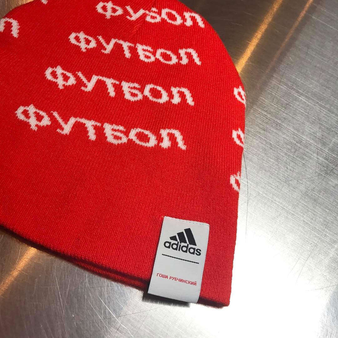 Gosha Rubchinskiy ×adidas 17AW「GHS BEANIE」ロゴニットキャップ