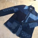 BLUE BLUE 16SS INDIGO COTTON FLANNEL HAND PATCHWORK JACKET