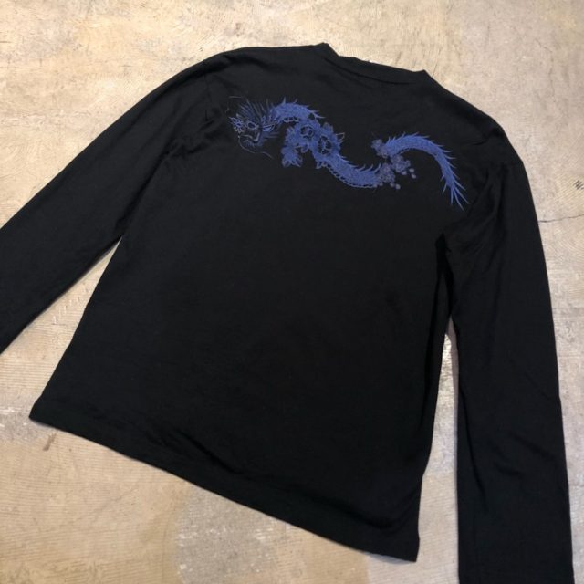 MYne 17AW DRAGON EMBROIDERY L/S T.