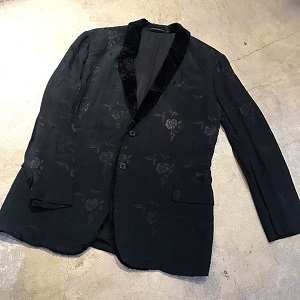 Yohji Yamamoto POUR HOMME 97AW 蝋人形期 花柄ジャガードジャケット