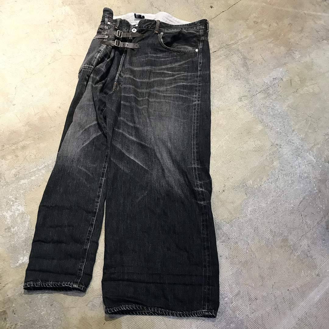 FACETASM 10SS SLIM BIG DENIM PANTS