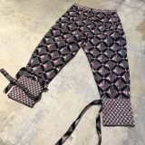 HENRIK VIBSKOV 17AW 2タック総柄サルエルパンツ