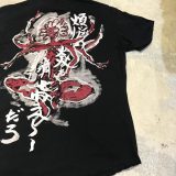 Yohji Yamamoto POUR HOMME 18SS ヘンリーネック顔抜きプリントTシャツ