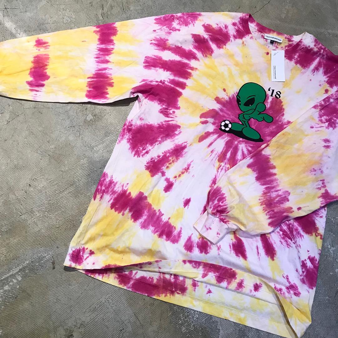 Gosha Rubchinskiy 18SS DSMG限定 Alien Tie Dye L/S Shirt