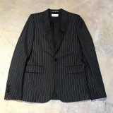 SAINT LAURENT PARIS ピンストライプスモーキングラベル1Bジャケット