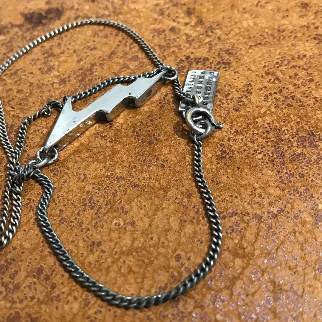 Maison Martin Margiela 11 サンダーボルトシルバーネックレス