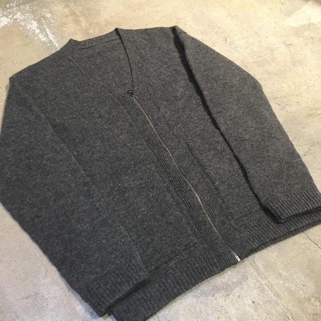 crepuscule 17AW WHOLE GARMENT V/N ZIP CARDIGAN