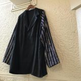 Yohji Yamamoto POUR HOMME 18SS LOOK11 ストライプスリーブリネンシャツジャケット