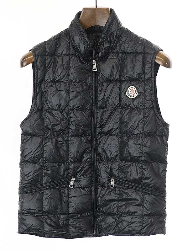 MONCLER モンクレール MAGLIONE TRICOT GILET ノルディックニットダウンベスト レッド L