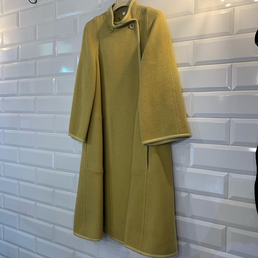 Chloe17AW Wide Sleeve Flared Coat