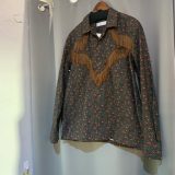 TOGA VIRILIS 19AW PRINT COTTON WESTERN SHIRT