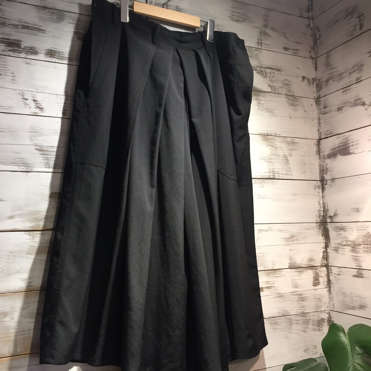 Yohji Yamamoto POUR HOMME 19SS ウールギャバジン袴パンツ