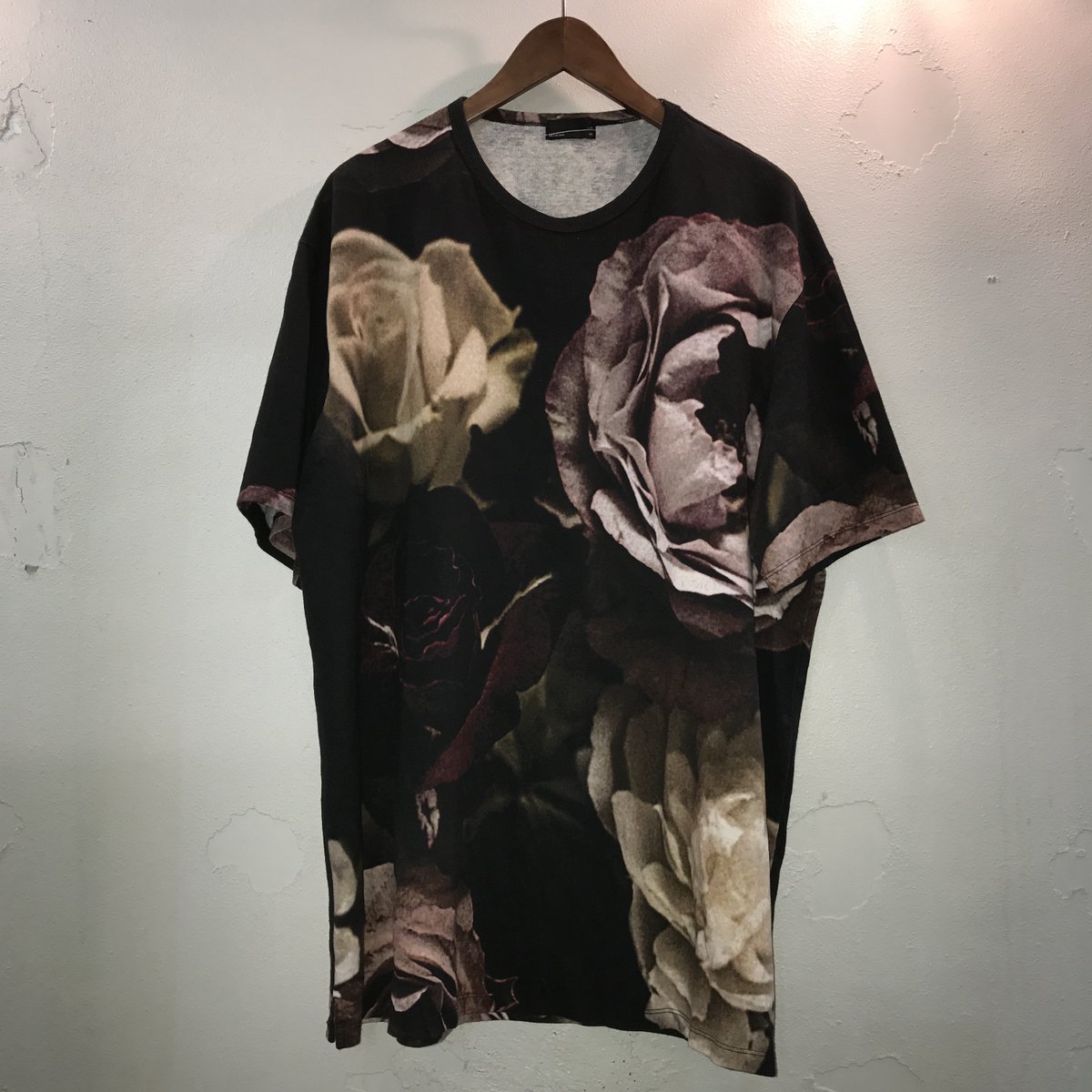 LAD MUSICIAN 17SS T-CLOTH INKJET BIG ROSE