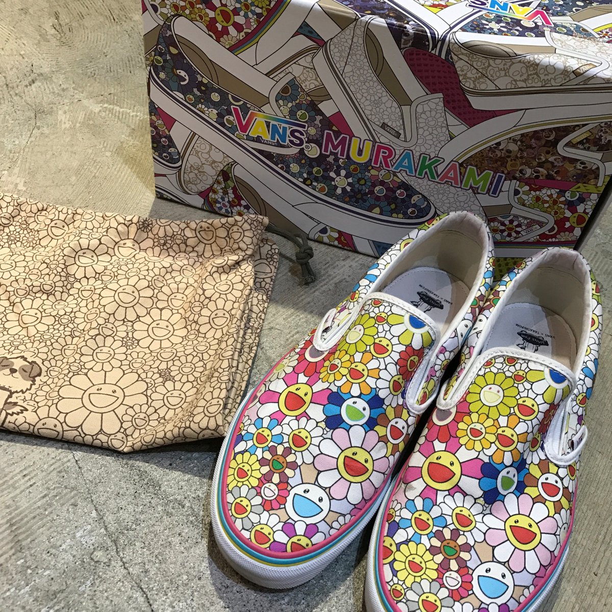 Vans×MURAKAMI CLASSIC SLIP-ON VN-0ZSIGQC