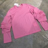 COMME des GARCONS 16AW フリル甲冑ウールジャージーカットソー
