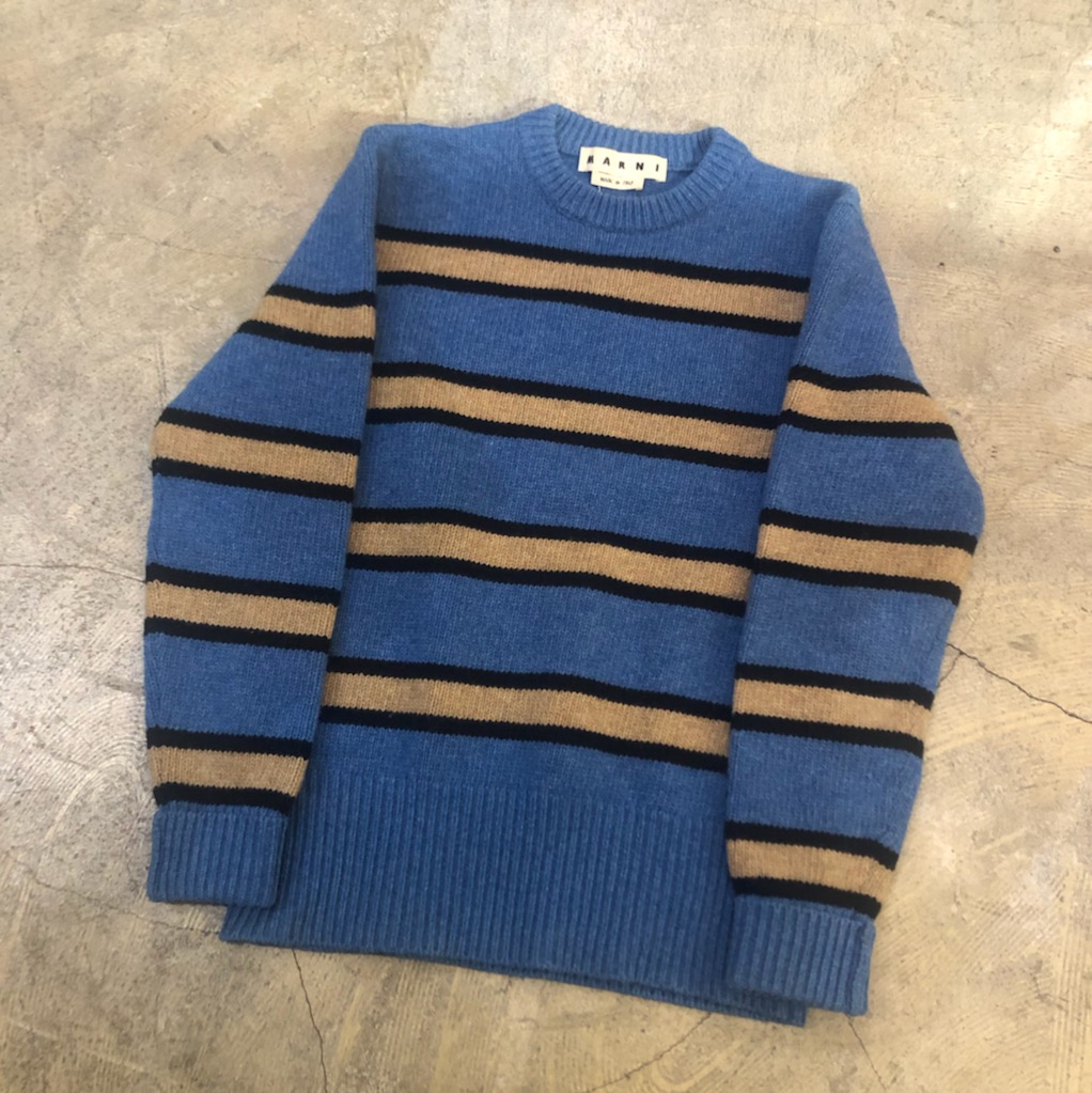 MARNI 17AW ボーダー柄ウールニットセーター買取金額：9,000円 - ブランド古着 買取 モードスケープ