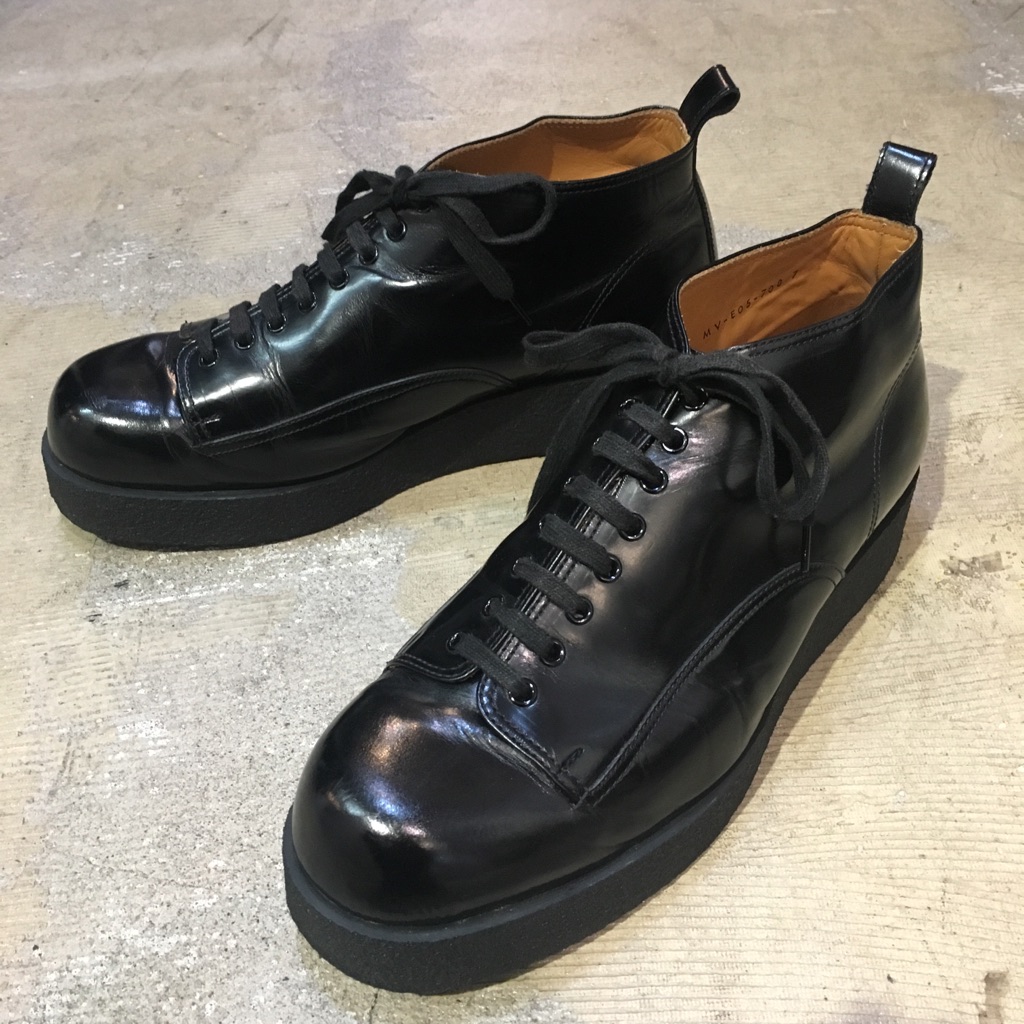 Y's for men 09SS ガラスレザーデミブーツ