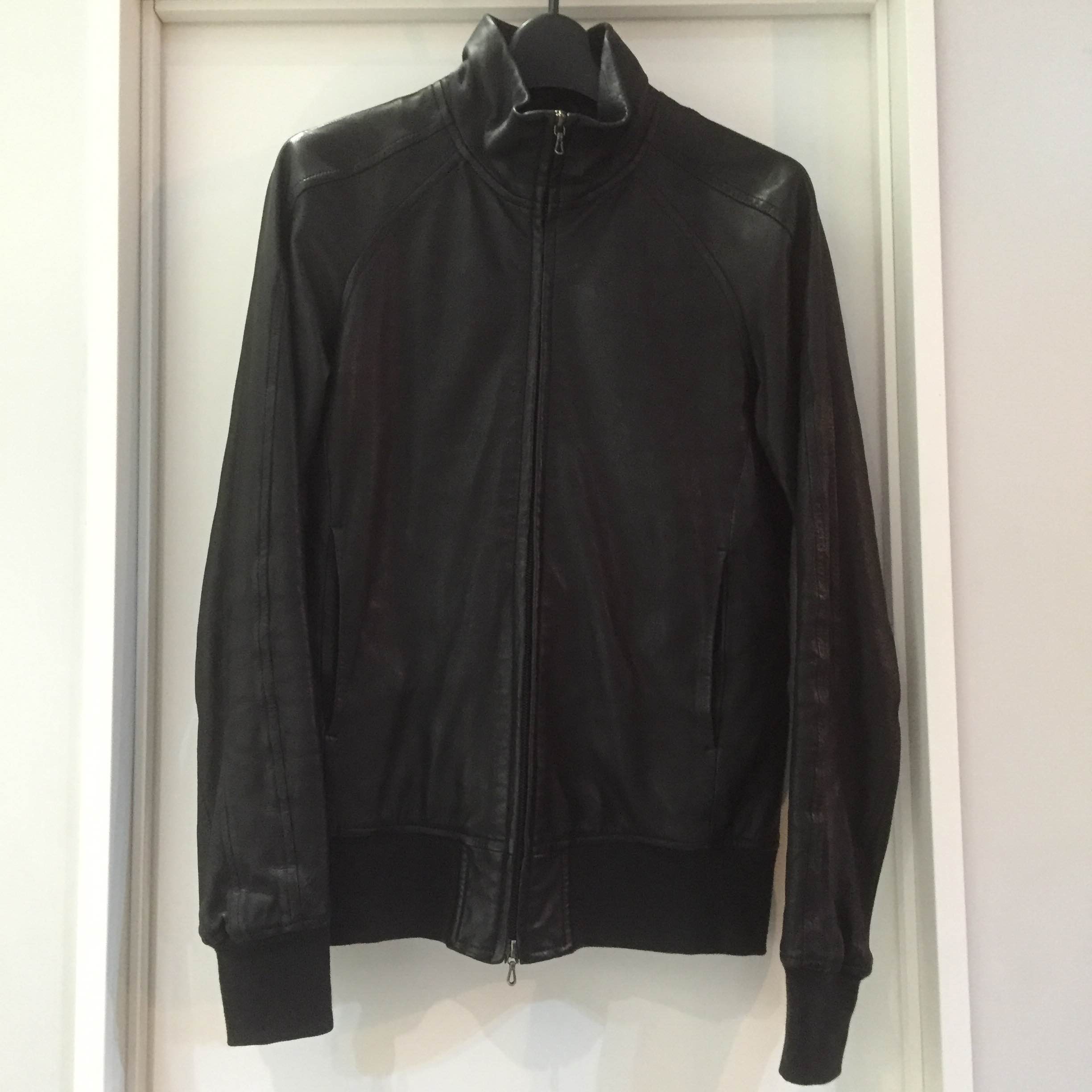 ATTACHMENT ディアスキンハイネックレザージャケット ブラック 2