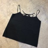 AURALEE 17SS SELVEDGE WEATHER CLOTH LACE-UP CAMISOLE
