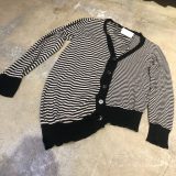 Maison Martin Margiela アシンメトリーボーダーカーディガン