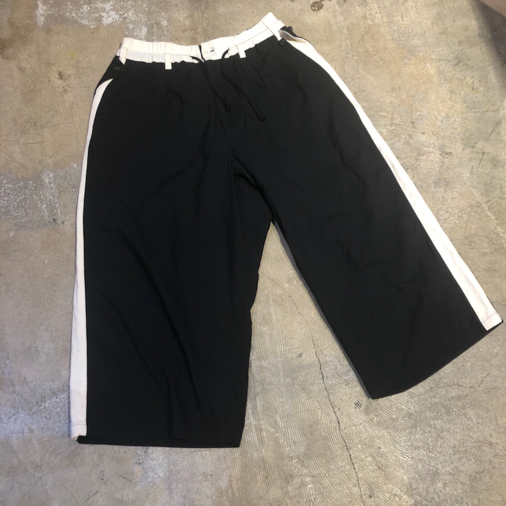 Yohji Yamamoto POUR HOMME 14SS サイドラインクロップドパンツ