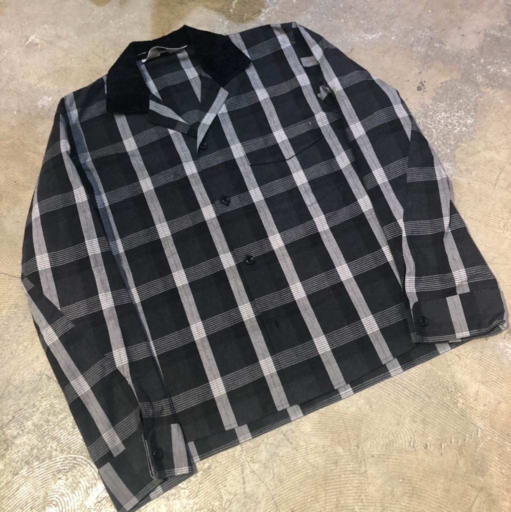 SUNSEA 18SS CHECK GIGOLO SHIRT