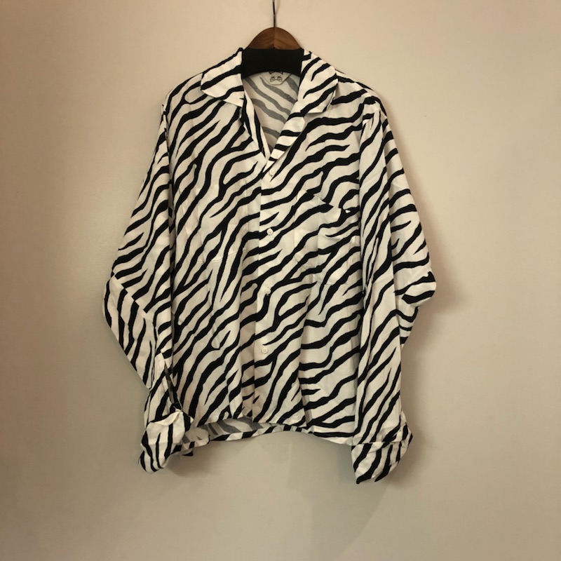 SUNSEA 18SS ZEBRA GIGOLO SHIRT