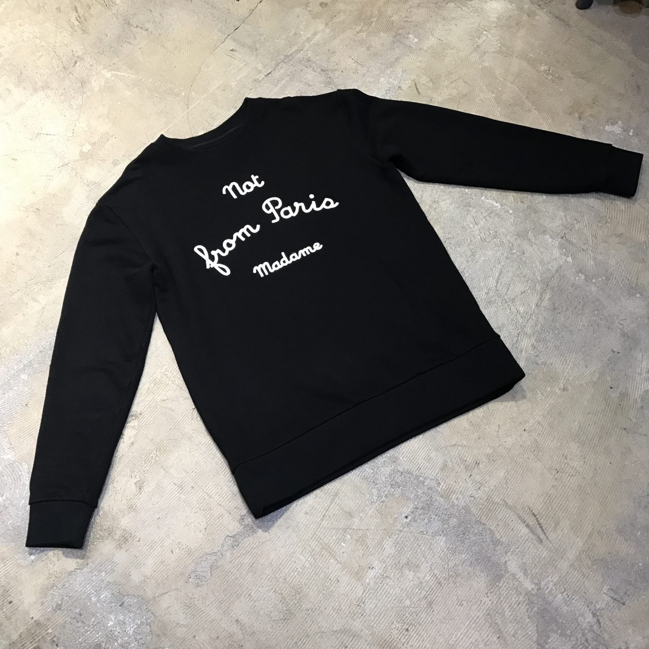 Drôle de Monsieur NFPM SWEATER 刺繍スウェットトレーナー