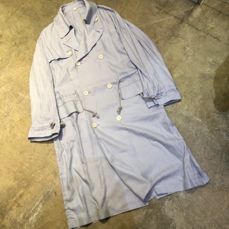 Name. 19SS LINEN ROPE DRAWSTRINGS TRENCH COAT