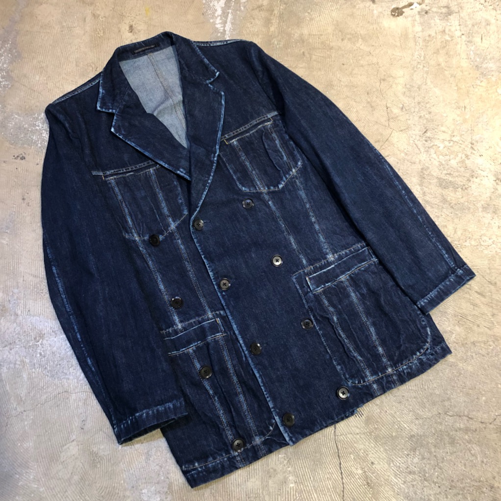 Yohji Yamamoto POUR HOMME × SPOTTED HORSE CRAFT 02SS マジックウォッシュデニムジャケット