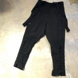 Yohji Yamamoto POUR HOMME 08SS レースアップサスペンダーパラシュートパンツ