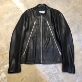 Maison Margiela 14 八の字ラムレザーライダースジャケット