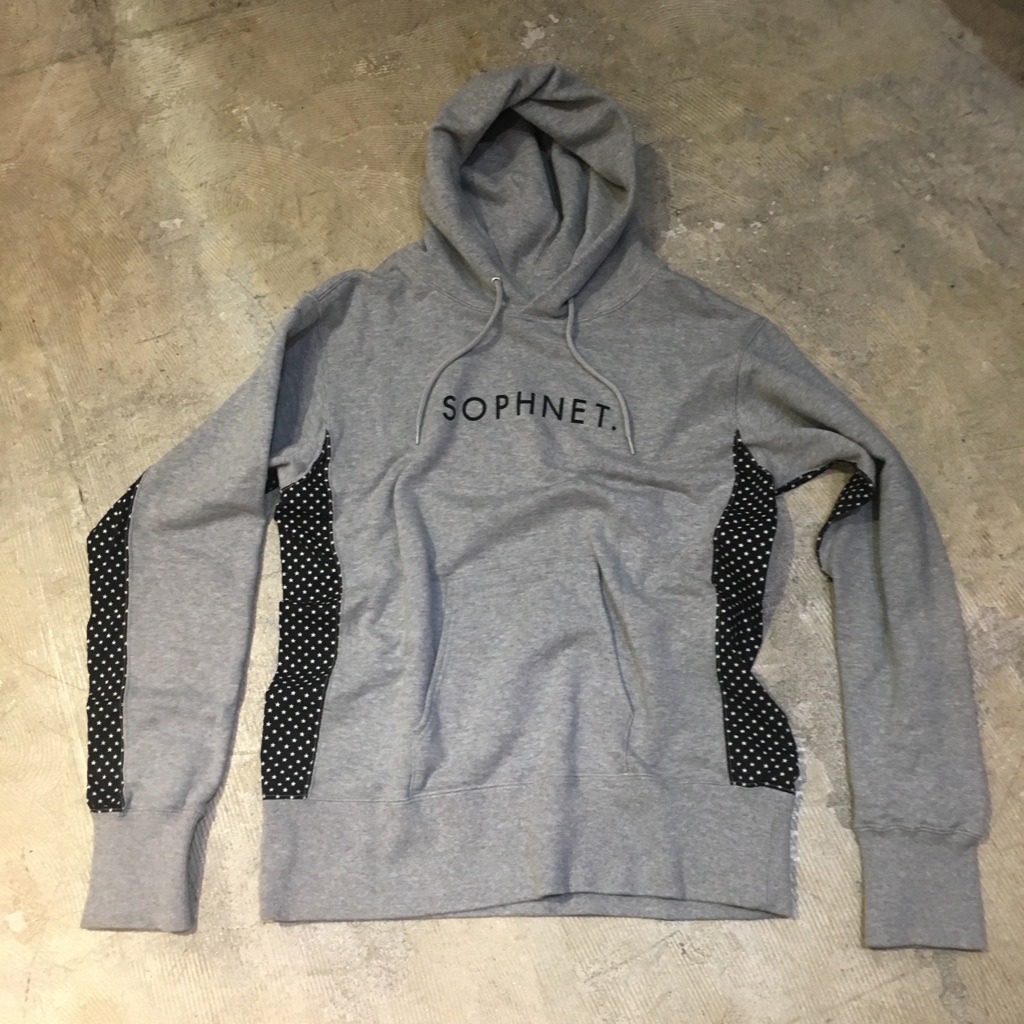 SOPHNET. 16SS STAR SIDE PANEL PULL OVER SWEAT PARKA