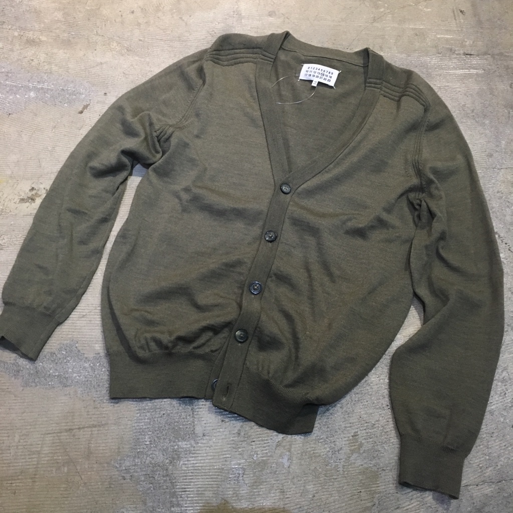 Maison Margiela 14 12AW アウトサイドシームニットカーディガン