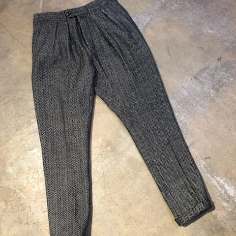 NEAT 18AW ヘリンボーンウールツイードテーパードパンツ