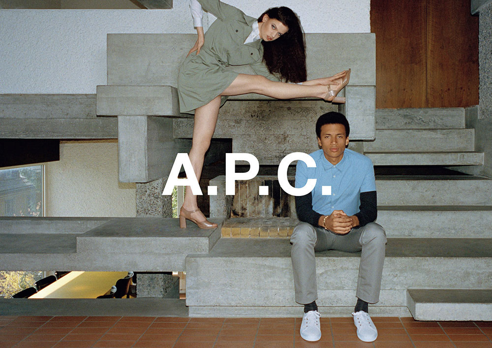 ★A.P.Cイニシャル ネックレス ★APC アーペーセー モード